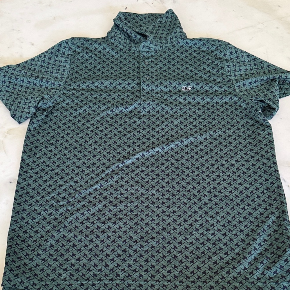 Vineyard Vines Kids Ski Patterned Polo